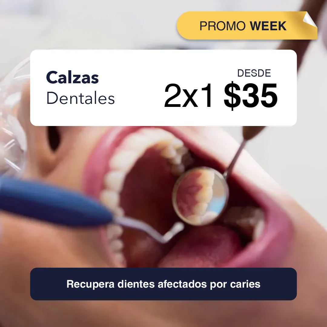 Promoción Calzas Dentales 2x1 desde $35 - Red Bucal Colón