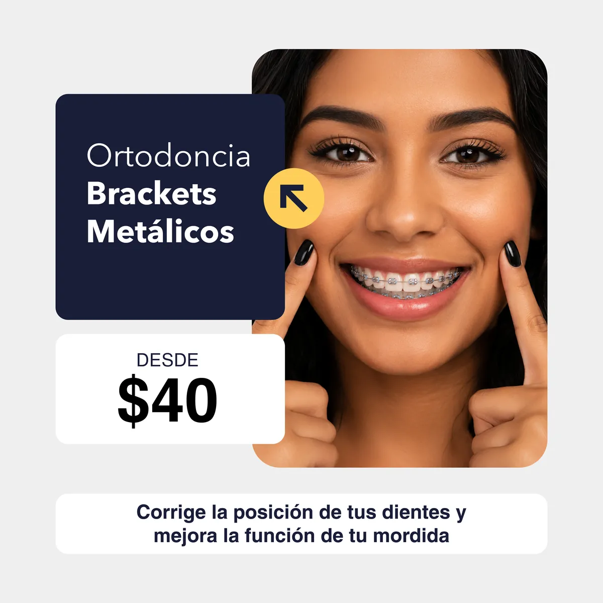 Promoción Ortodoncia Brackets Metálicos desde $40 - Red Bucal Colón
